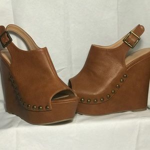 Brown Platform Wedges